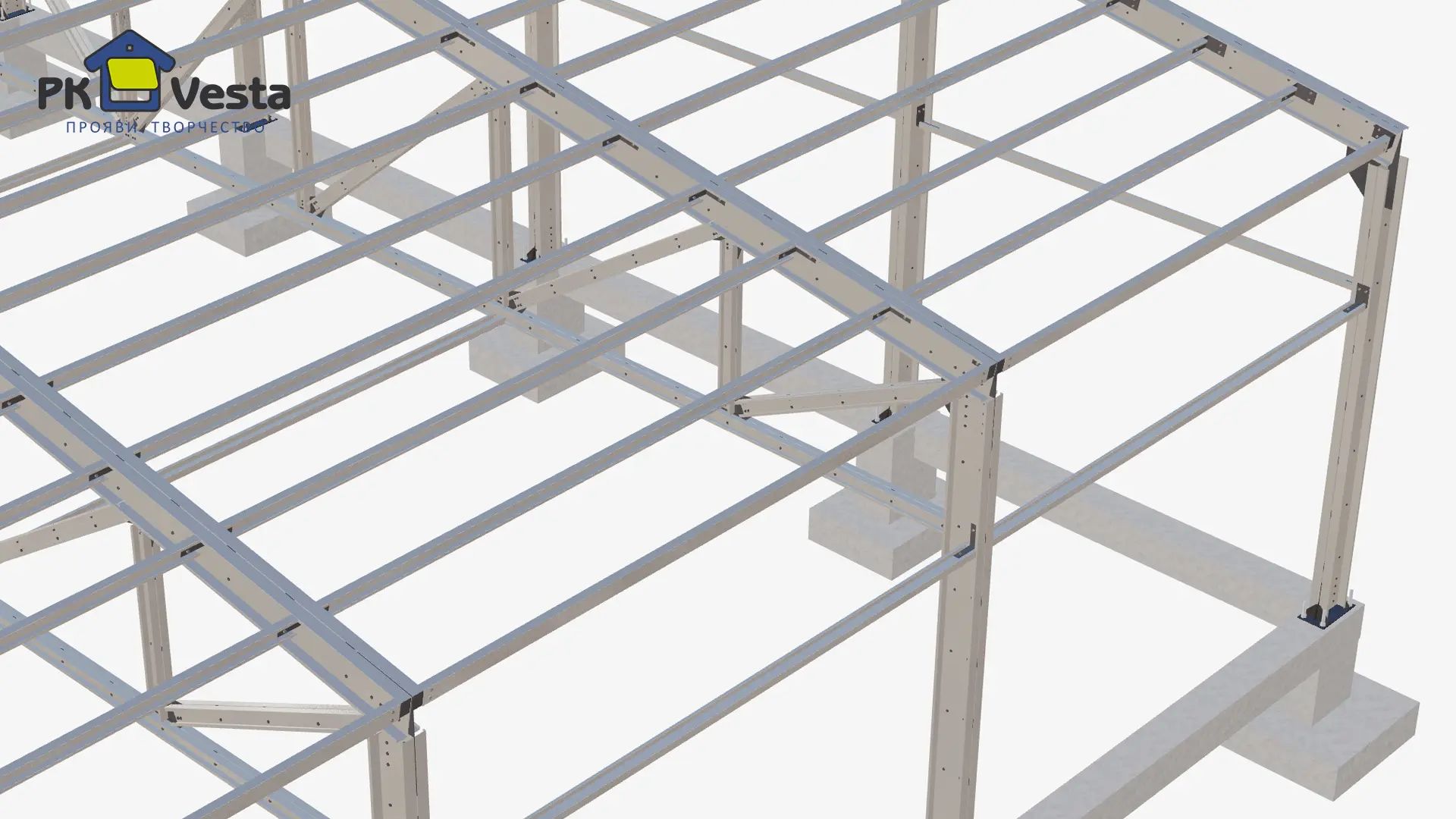 Завод ПК Веста объявляет о заказе быстровозводимой школы, спорт зала и столовой 21Ш х 56Д х 3.5В (1 174 кв.м.) из ЛСТК в п. Гурзуф, Крым, Россия