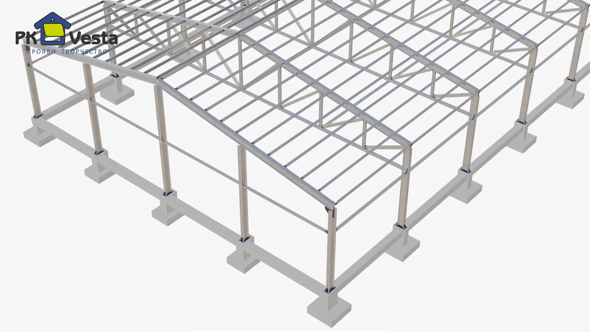 Завод ПК Веста объявляет о заказе быстровозводимой школы, спорт зала и столовой 21Ш х 56Д х 3.5В (1 174 кв.м.) из ЛСТК в п. Гурзуф, Крым, Россия