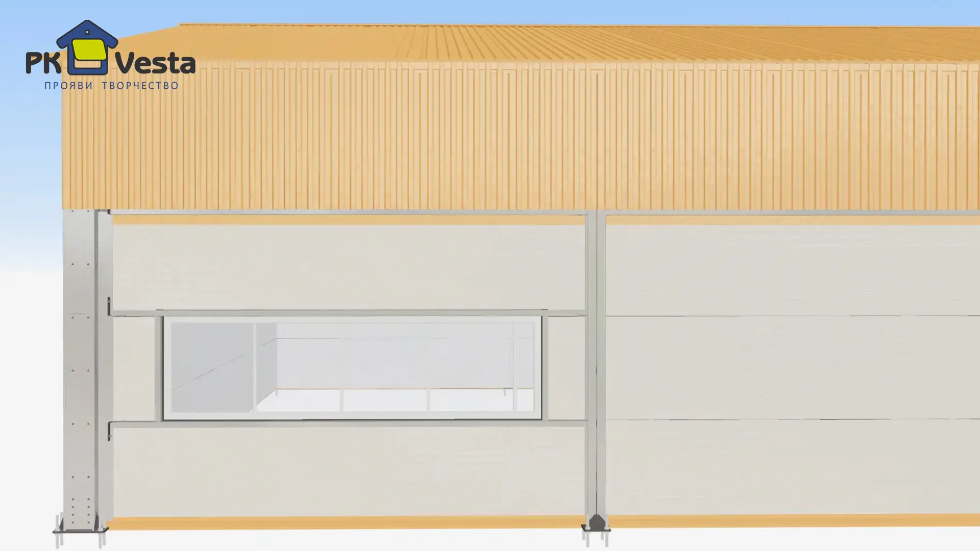 Завод ПК Веста объявляет о заказе быстровозводимой школы, спорт зала и столовой 21Ш х 56Д х 3.5В (1 174 кв.м.) из ЛСТК в п. Гурзуф, Крым, Россия