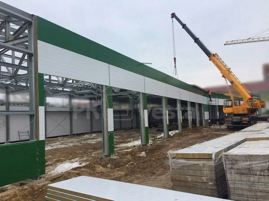 80. Быстровозводимый склад для хранения военной техники 18 х 84 х 6 в г. Калуга, Россия