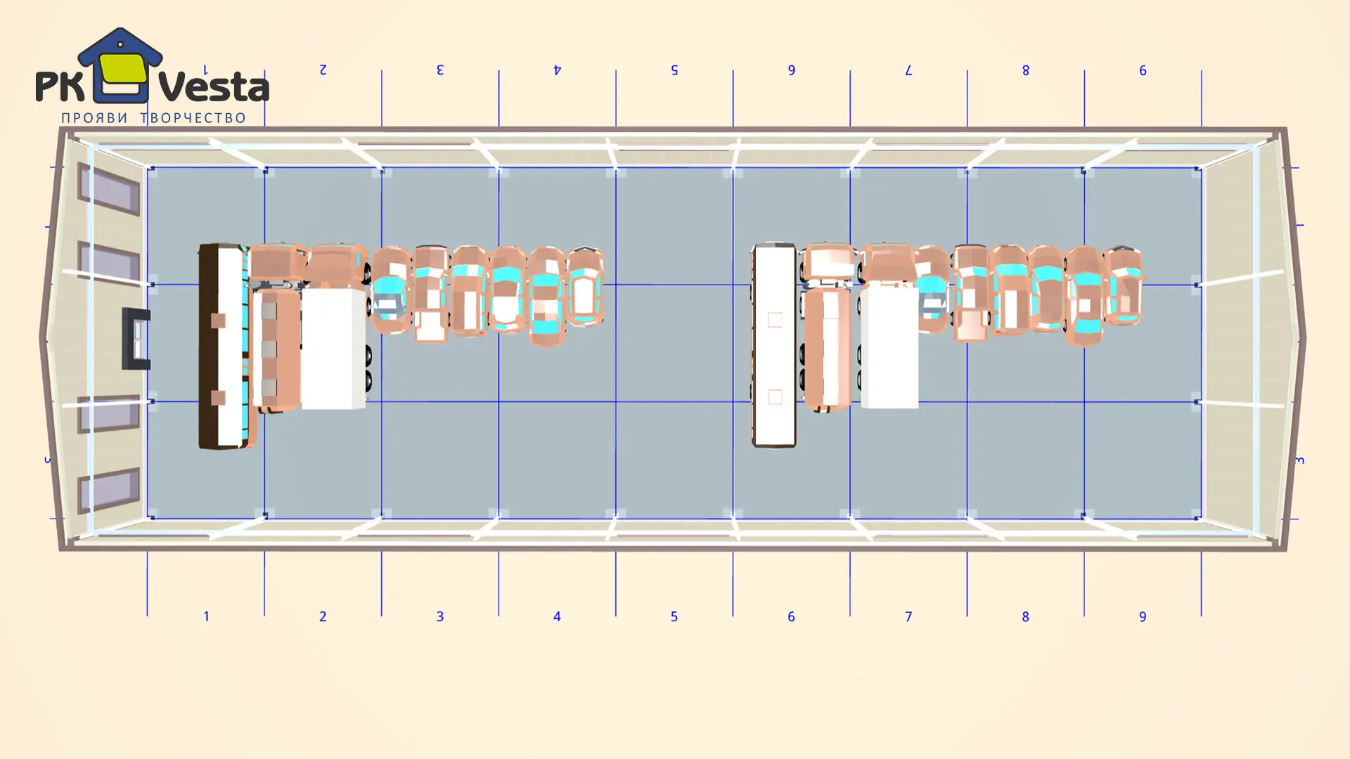 Завод ПК Веста объявляет о первом заказе на 2 быстровозводимых склада 18Ш х 54Д х 6В из ЛСТК (1 944кв.м.) в г. Тбилиси, Грузия