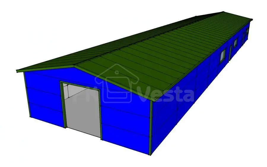 ПК «Веста» объявляет о заказе быстровозводимого промышленного цеха в г. Суздаль, Россия