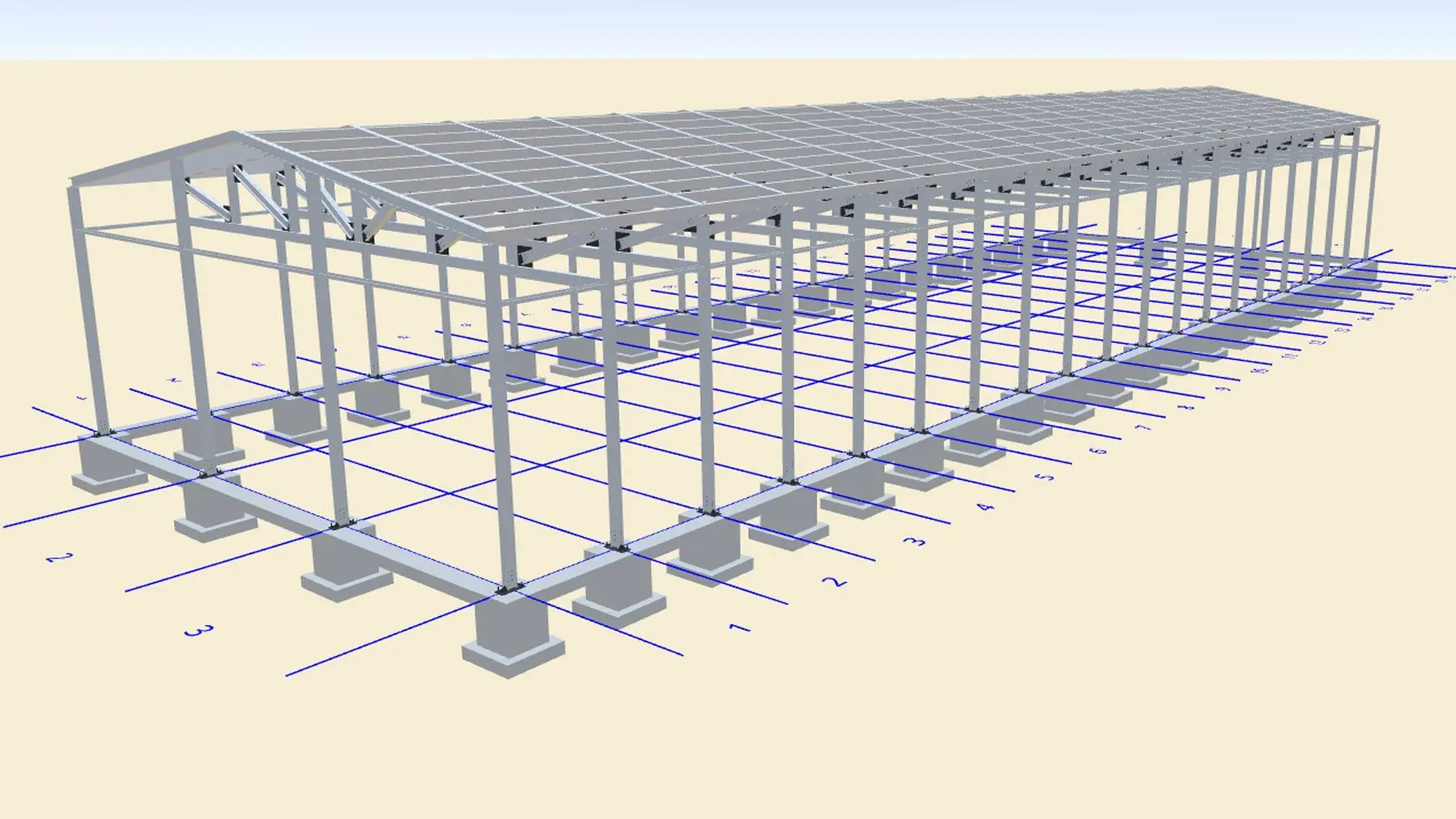 154. Быстрозводимый магазин и склад 18.5 х 57.5 х 6  из ЛСТК в г. Астрахань, Россия