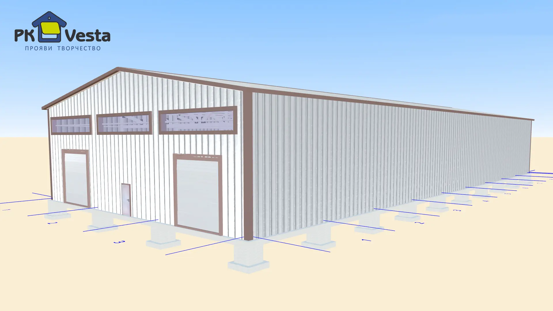 Завод ПК Веста объявляет о заказе холодного склада 22Ш х 55Д х 7В из ЛСТК для мебельного производства в г. Севастополь, Крым, Крым, Россия  