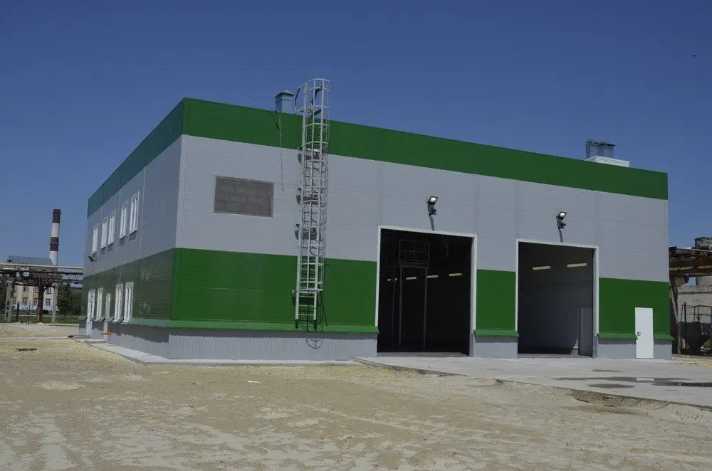 91. Быстровозводимая станция очистки танк контейнеров 20 х 24 х 7.2 в г Тольятти, Россия