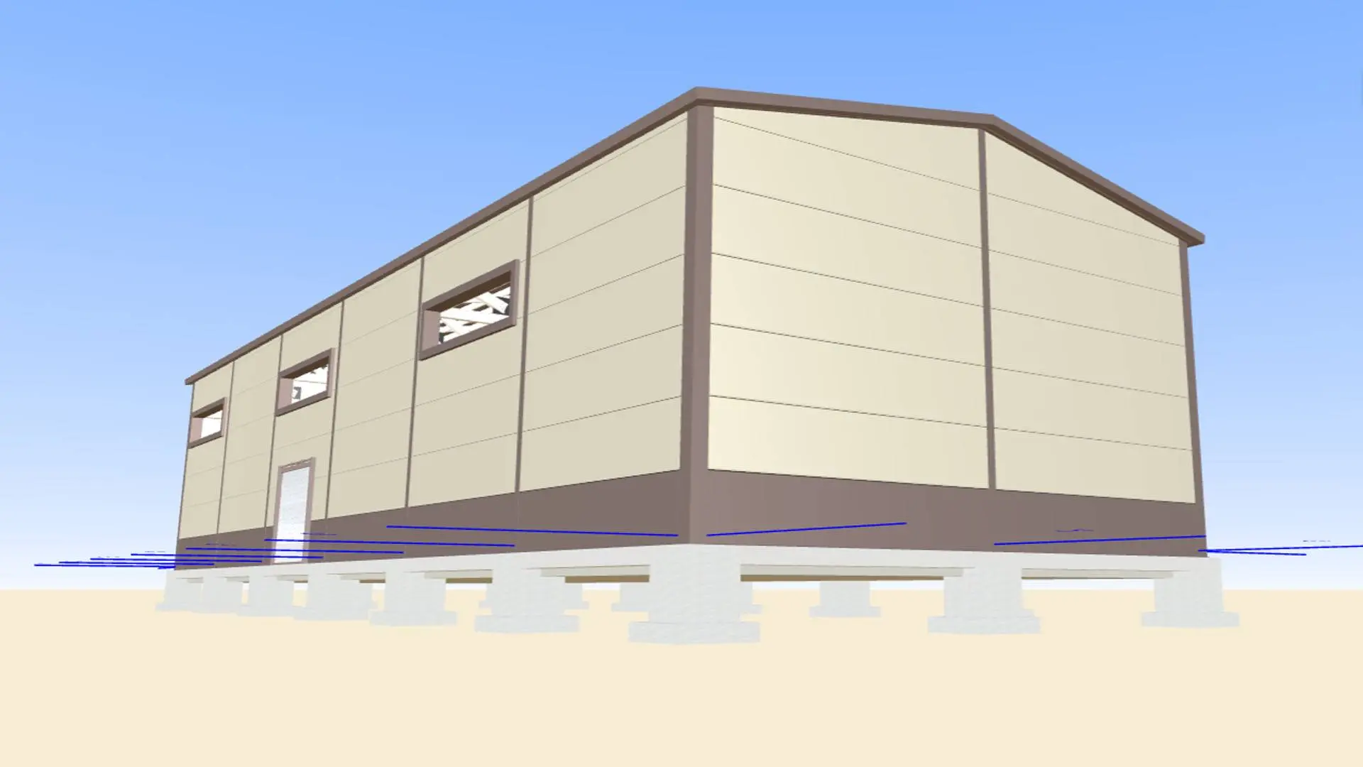 170. Быстровозводимый цех 12Ш х 36Д х 6В по переработки муки в г. Дербент, Россия