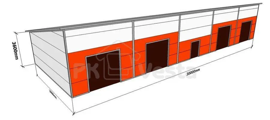 ПК «Веста» объявляет о заказе быстровозводимого склада индивидуальных вещей в г. Рязани, Россия