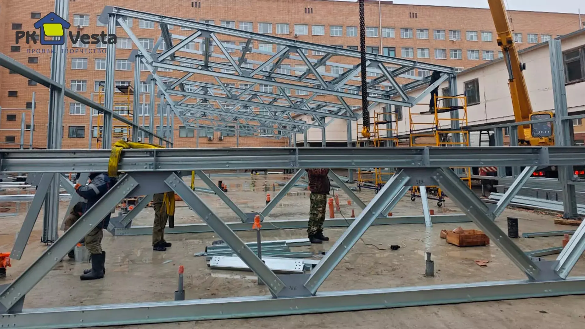 Завод ПК Веста объявляет о заказе новой современной больницы 36Ш х 46Д х 3.5В из ЛСТК (1 656 кв.м.) в г. Новомосковск, Россия