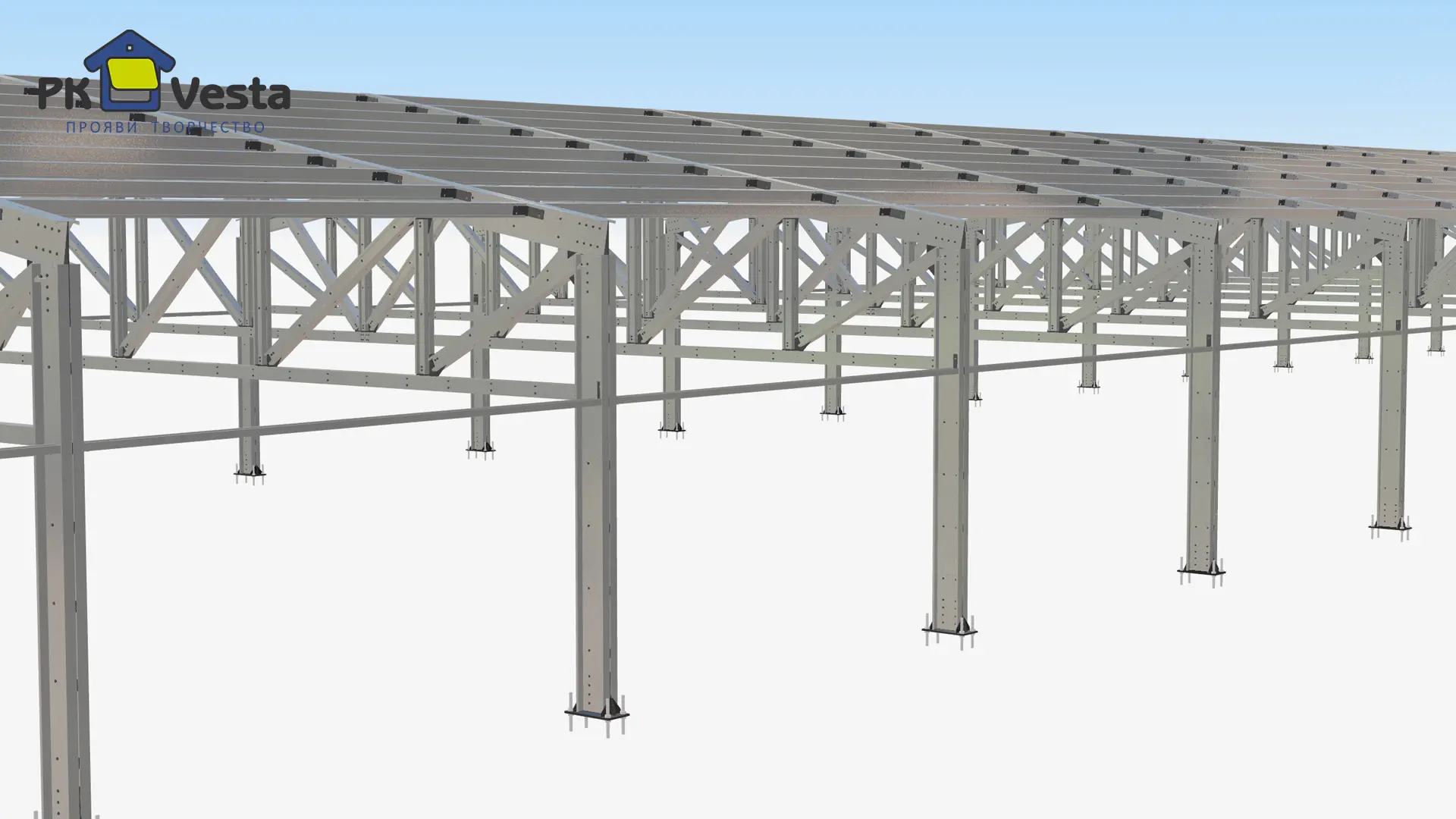 Сообщаем об экспортном заказе быстровозводимой облегченной надстройки 20Ш х 102Д х 1В (2 040кв.м.) из ЛСТК в г. Шымкент, Казахстан