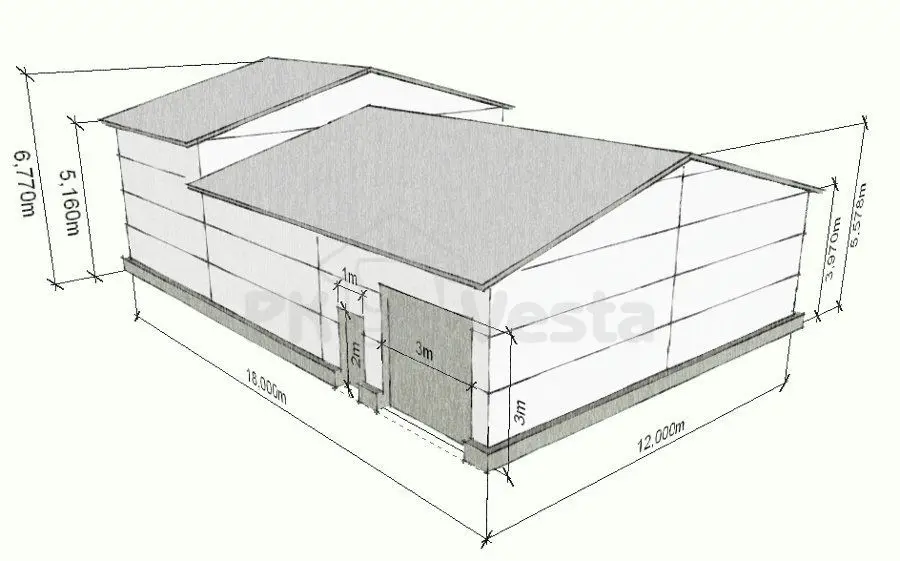 Быстровозводимый склад с офисным помещением сдан в эксплуатацию в г. Ижевск