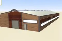 108. Быстровозводимая надстройка 18 х 45.5 х 4.2 для склада в г. Москва, Россия