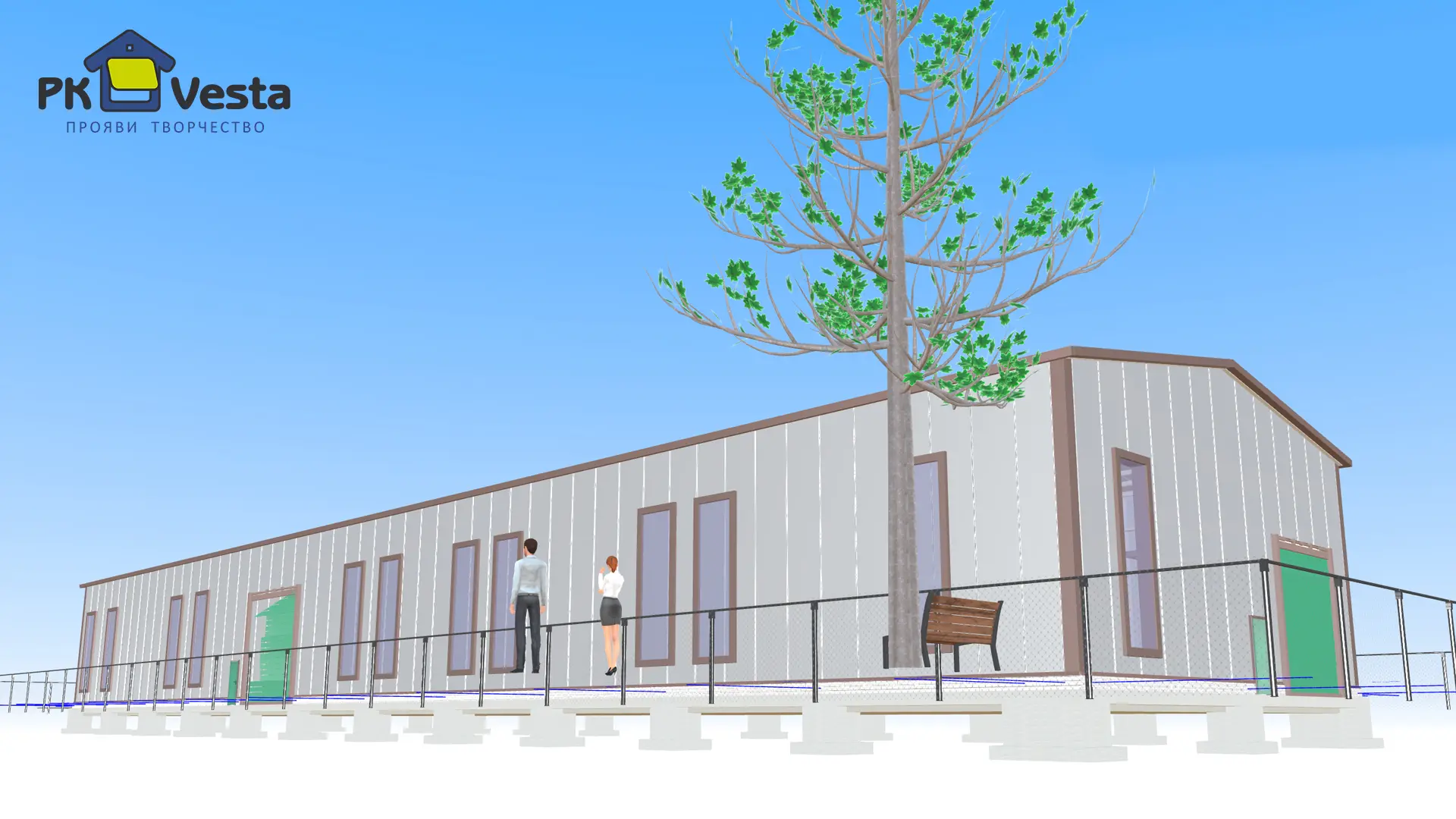 Завод ПК Веста сообщает об экспортном заказе быстровозводимого ангара 16Ш х 67Д х 6В (1 072 кв.м.) из ЛСТК в г. Атырау, Казахстан