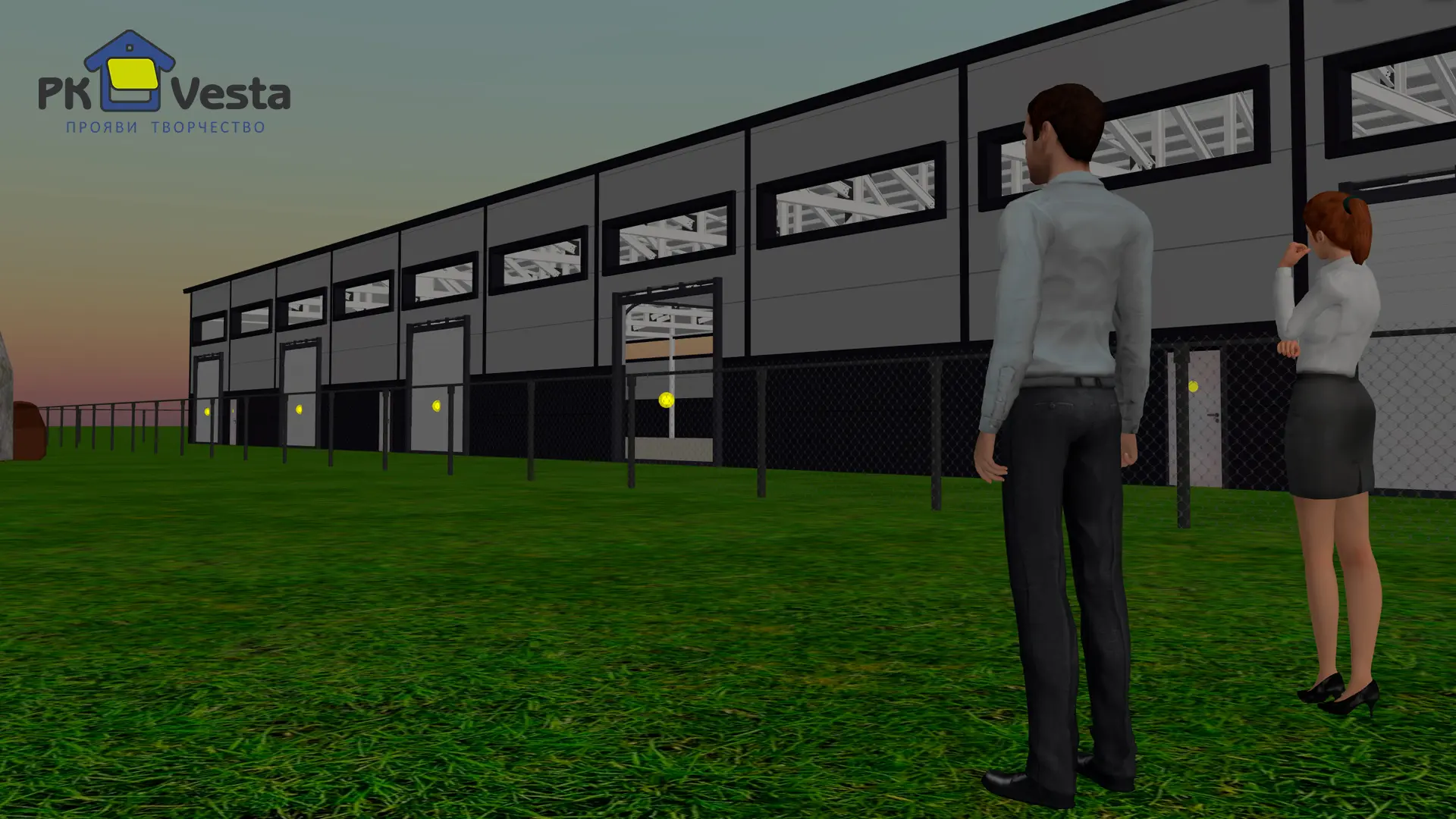 Завод ПК Веста объявляет о заказе двух быстровозводимых складов 24Ш х 60Д х 6В из ЛСТК для сдачи в аренду в г. Рязань, Россия (формат Light Industrial)