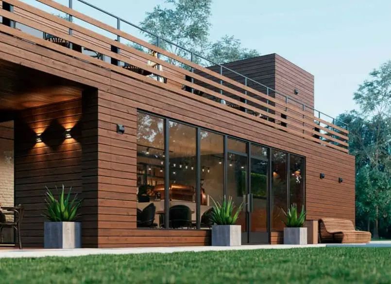 Быстровозводимый ресторан проектирование и стротельство