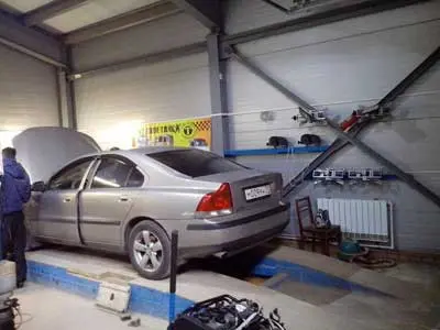 Автосервис из сендвич панелей