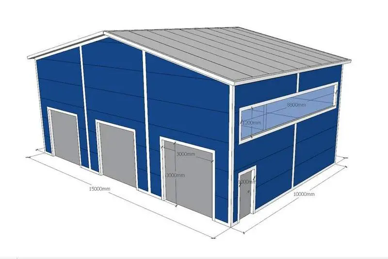 быстровозводимый цех для автосервиса ПК Веста