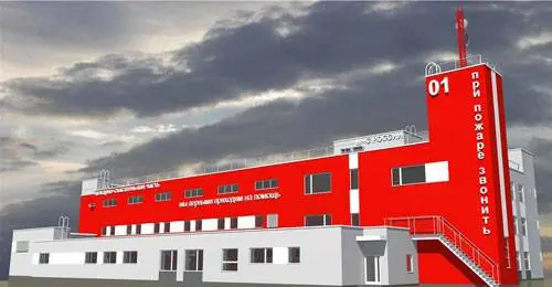 Строительство здания МЧС из металлоконструкций