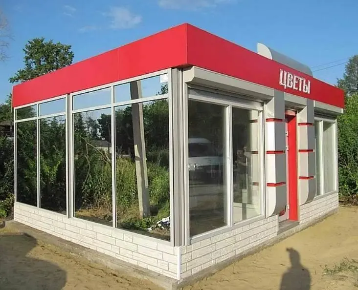 Быстровозводимый цветочный павильон