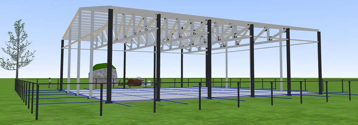171. Быстровозводимый цех и склад 24х24х6 по изготовлению гофротары в г. Фрязино, Россия