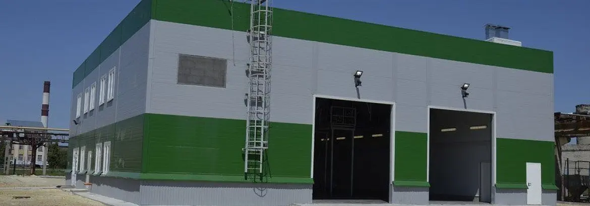 91. Быстровозводимая станция очистки танк контейнеров 20 х 24 х 7.2 в г Тольятти, Россия