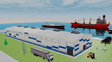 204. Быстровозводимый цех 28Ш х 102Д х 7.2В по изготовлению сэндвич панелей в с. Кущевская, Россия