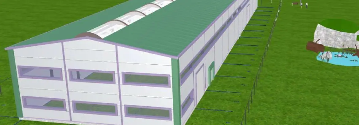 152. Быстровозводимый цех 18х78х7 по изготовлению колонной оснастки для цементирования скважин в г. Калининград, Россия