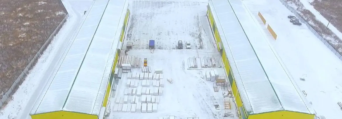 95. Быстровозводимые склады розничной торговли 18 х 72 х 7 (2шт.) в г. Тула, Россия