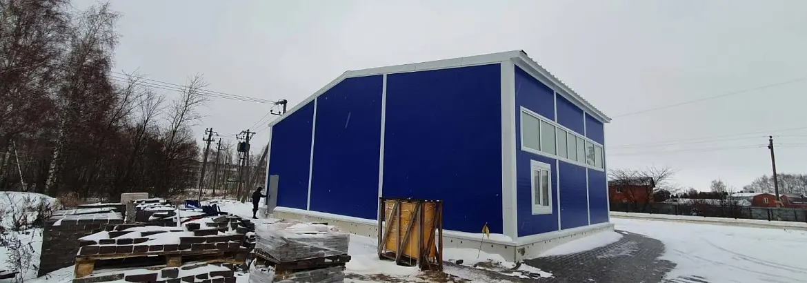 128. Быстровозводимый автосервис 15х10х6 в г. Венев, Россия