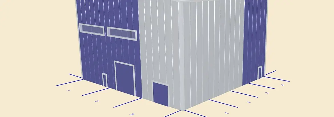 124. Быстровозводимая котельная 22Ш х 20Д х 11В с 3.2т кран балкой в г. Мичуринск, Россия