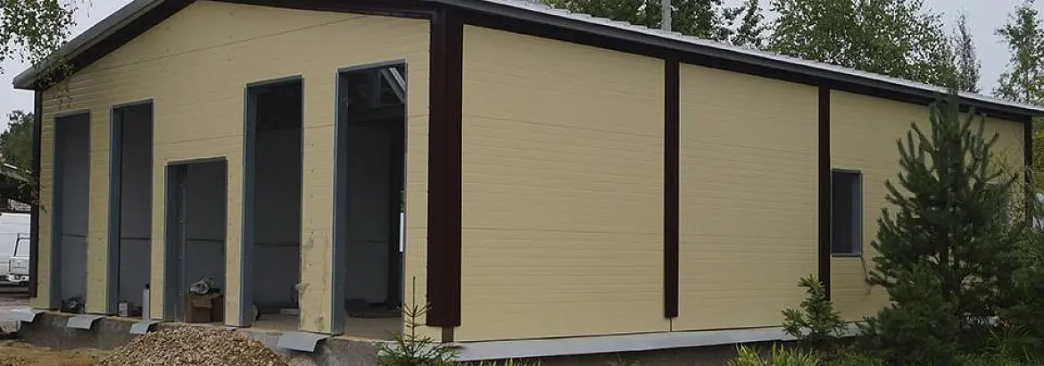 147. Быстровозводимый офис 10х13х3.6 из ЛСТК в г. Тула, Россия