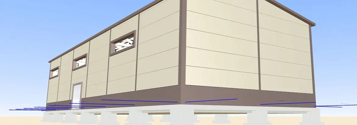 170. Быстровозводимый цех 12Ш х 36Д х 6В по переработки муки в г. Дербент, Россия