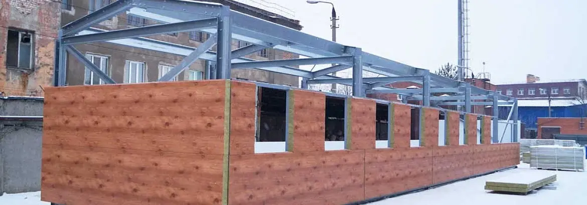 118. Быстровозводимый магазин пряников и мини склад 5х25х3 в г. Тула, Россия