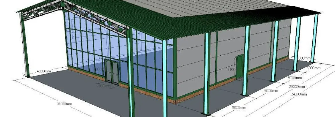 143. Быстровозводимый магазин 18х24х6 в г. Могилев, Беларусь