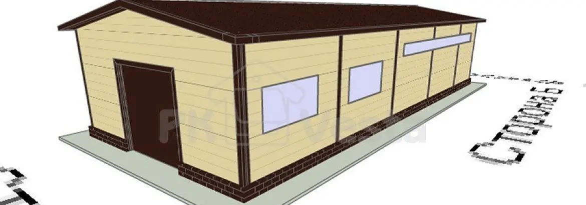 87. Быстровозводимая куринная ферма 8 х 24 х 4 в г. Руза, Россия